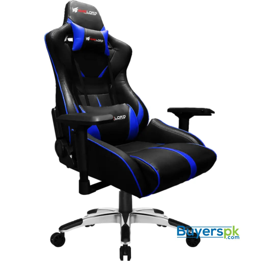 Warlord Templar Gaming Chair - Black/Blue Templar-Blue - Chair Warlord Templar Gaming Chair - Black/Blue Templar-Blue - Chair